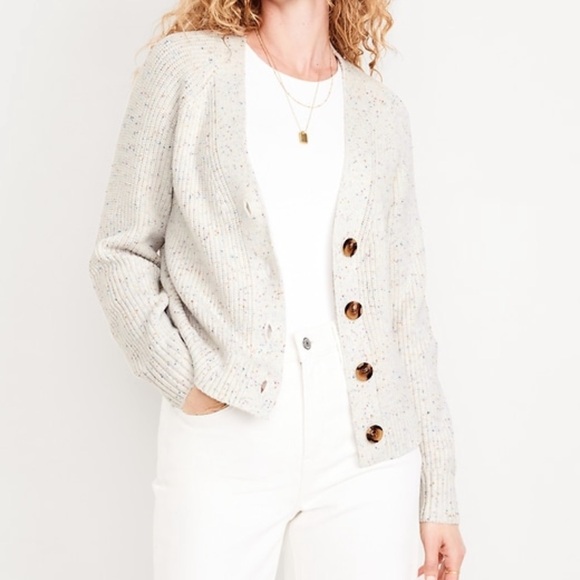 NWT OLD NAVY Shaker-Stitch CardiganCOZYCASHMERE XLAR - Picture 2 of 6